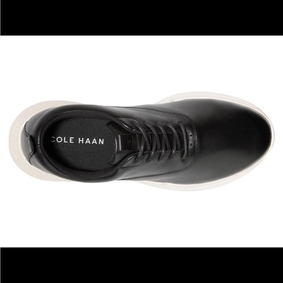 Cole Haan Grand Crosscourt Runox Sneaker Black Leather Size 8.5 - Picture 4 of 9